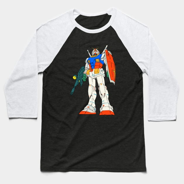 RX-78-2 Baseball T-Shirt by snespix